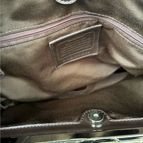 COACH BAG,Coach Brown and Tan Signature Shoulder Bag - Picture 8 of 16